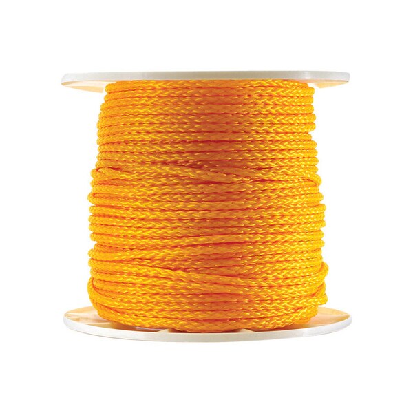Koch Industries 5/16 in. D X 600 ft. L Yellow Hollow Braided Poly Rope